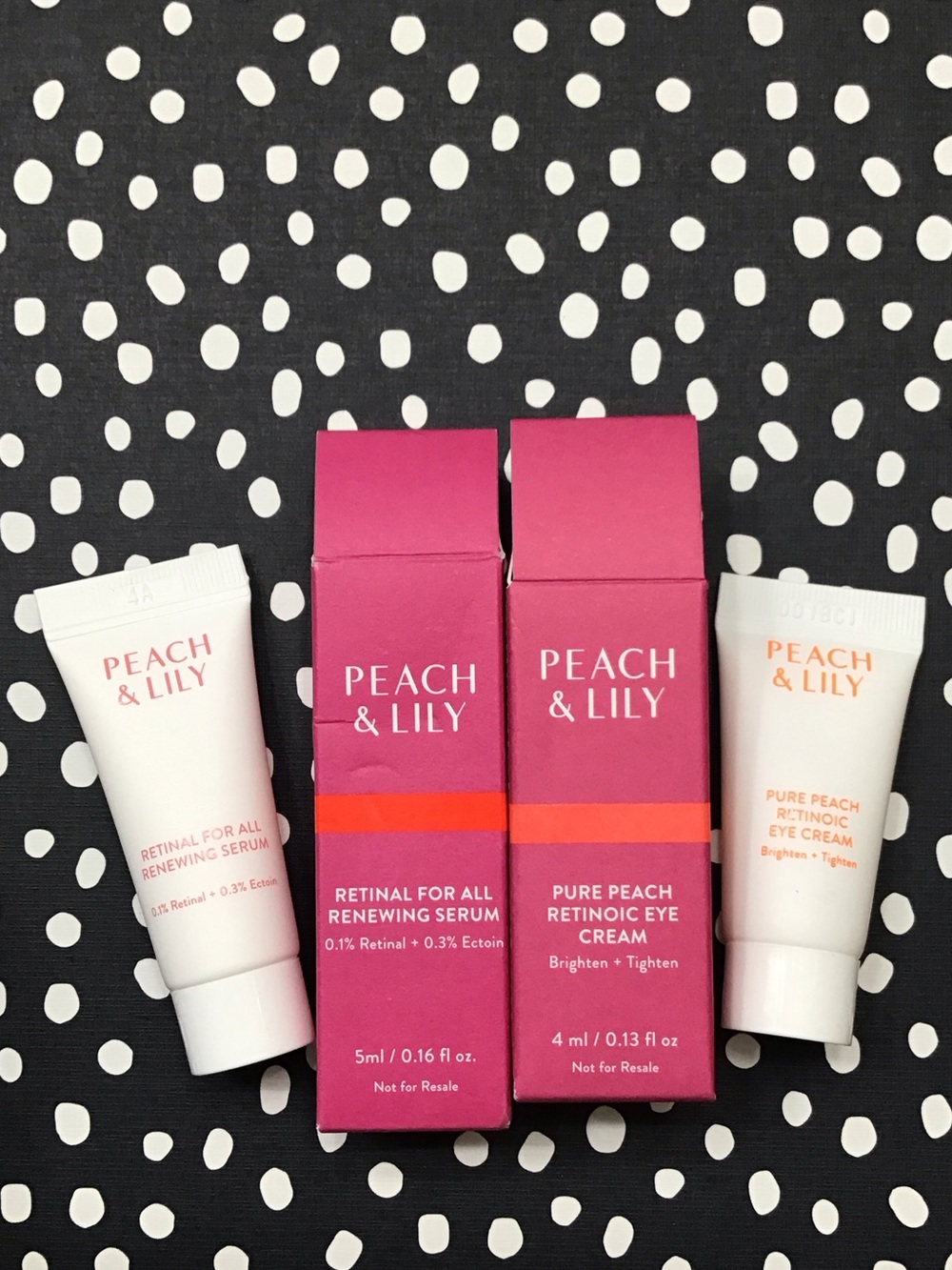 Peach & Lily Duo, Retinal Serum + Eye Cream